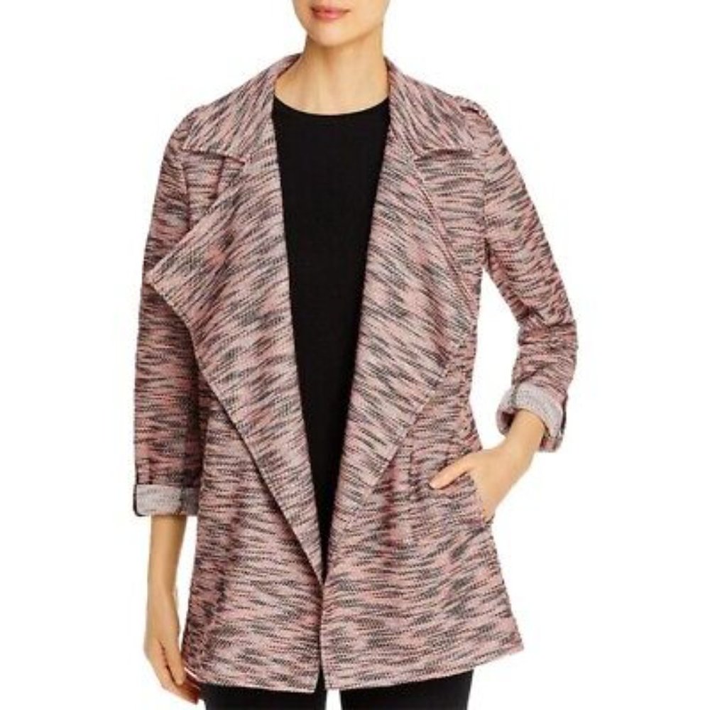New with tag WOMEN'S BAGATELLE TWEED DRAPEY JACKET SIZE S $99 relax fit